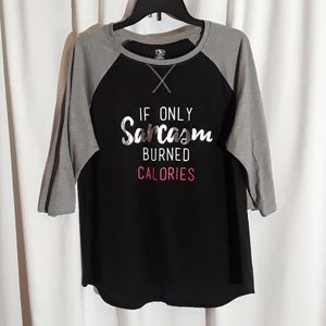 XXL athletic works 3/4 sleeve shirt